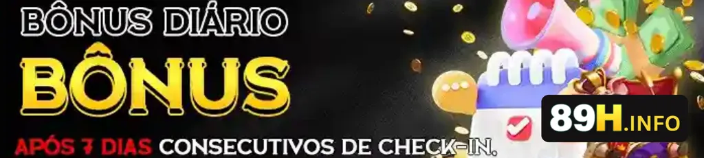 Banner de promoções do 89H cassino
