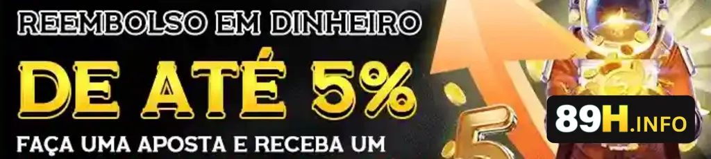 Banner de promoções do 89H cassino